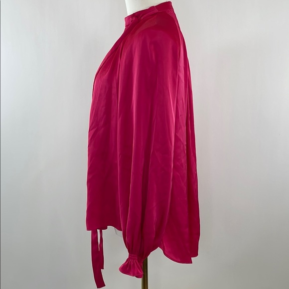 Adam Lippes x RTR Pink Bow Blouse, 4 - Picture 9 of 13